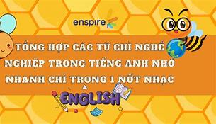 Từ Chỉ Nghề Nghiệp Tiếng Anh